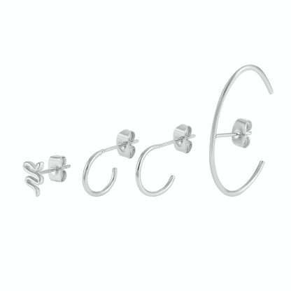 Orecchini diamante impilabili