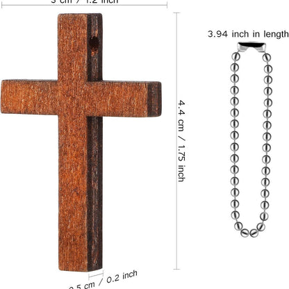 Pendente croce legno