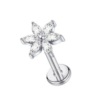 Piercing titanio fiore