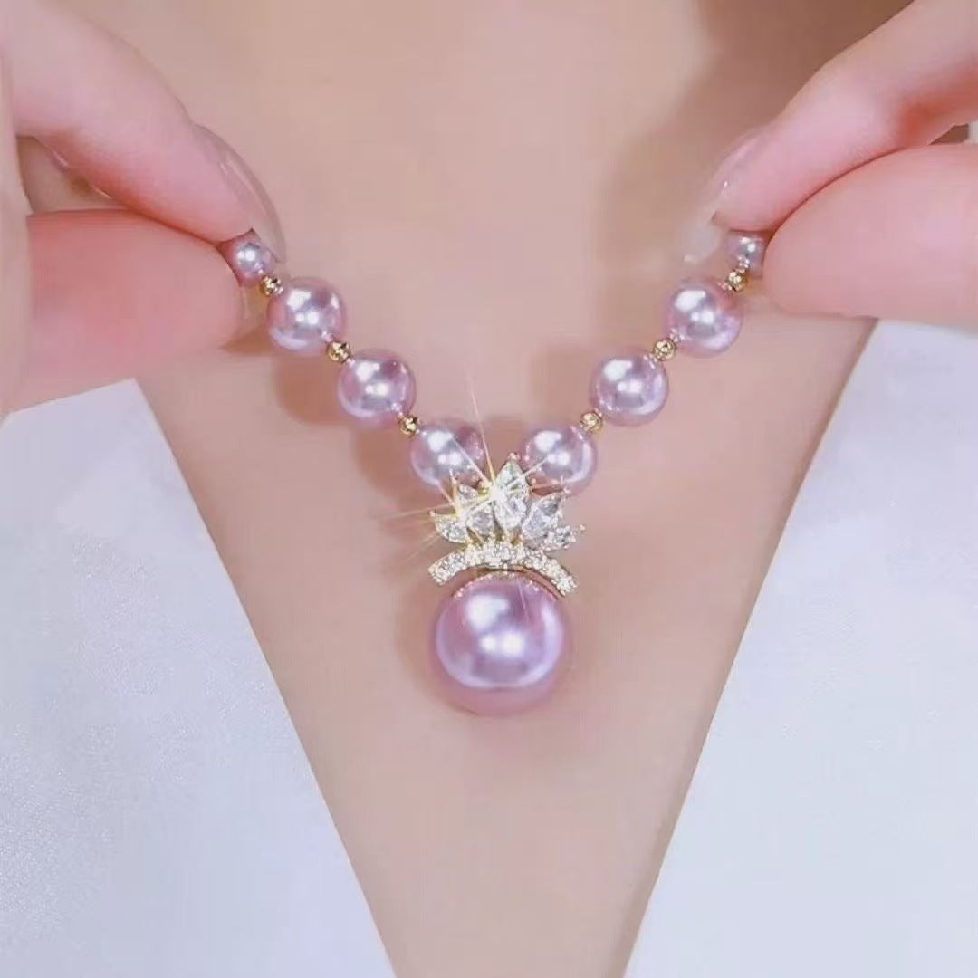 Collana perla bianca