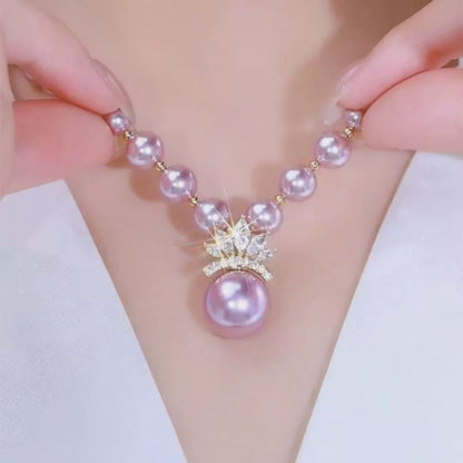 Collana perla bianca