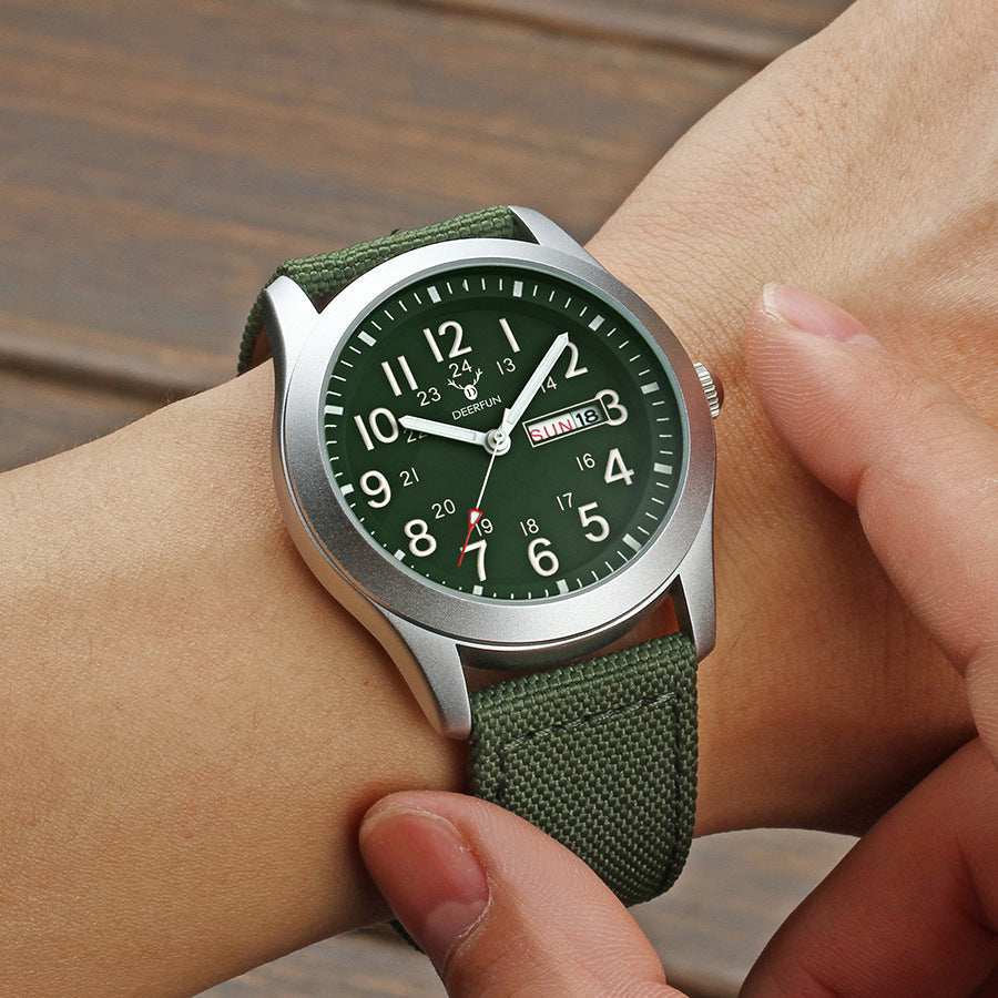 Orologio sportivo impermeabile in tela
