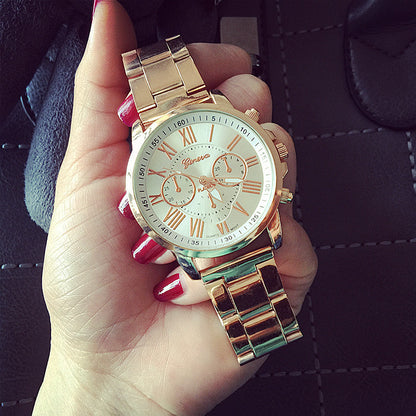 Orologio donna acciaio al quarzo casual