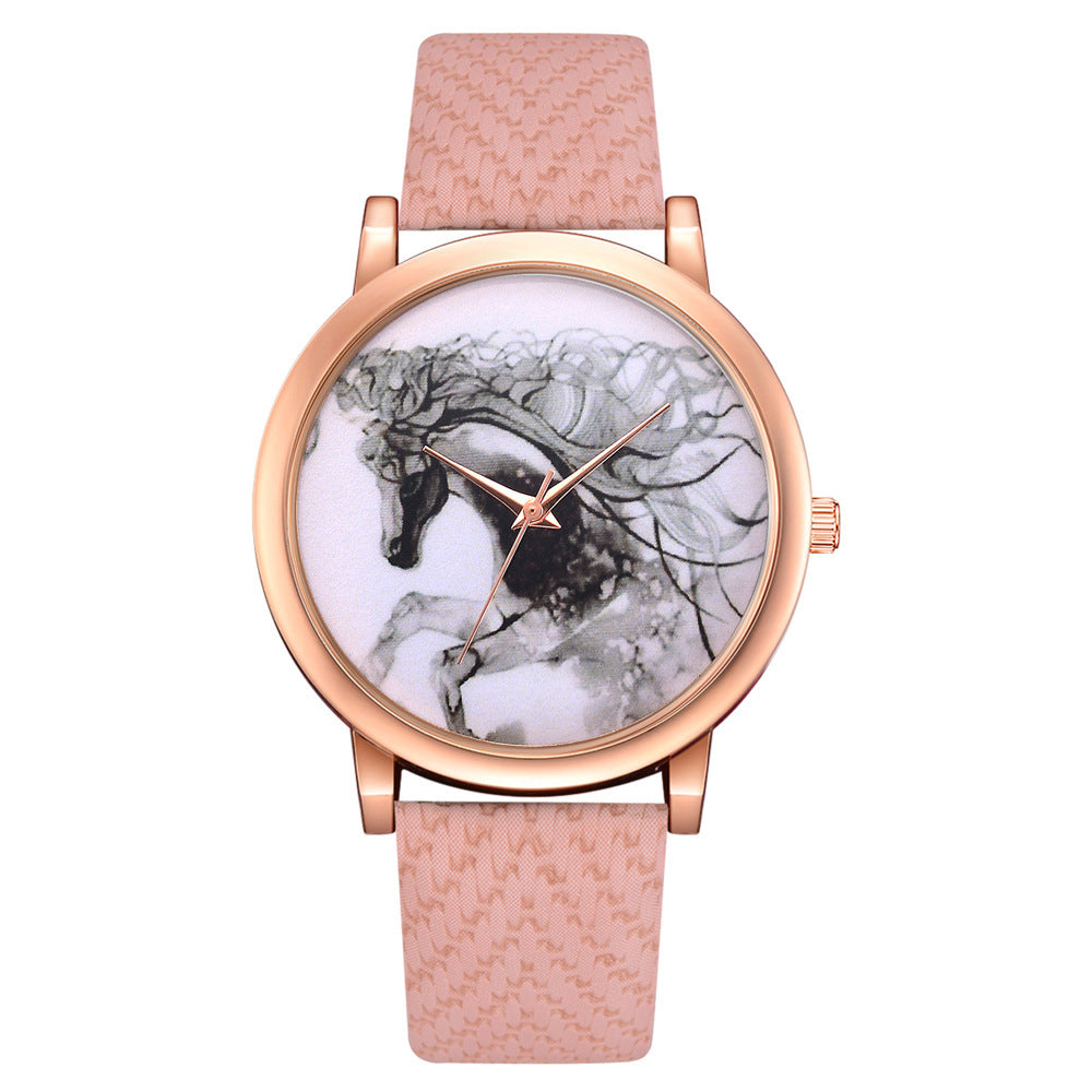 Orologio quarzo rafia
