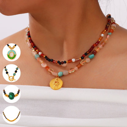 Collana minimalista retrò