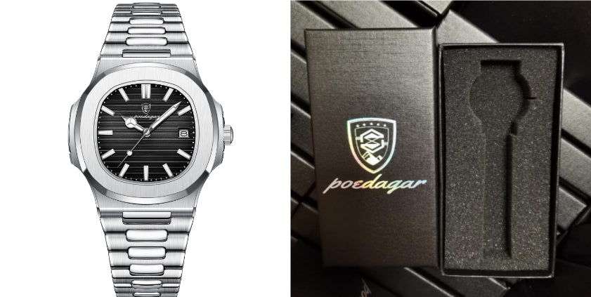 Orologio quarzo sottile impermeabile