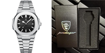 Orologio quarzo sottile impermeabile