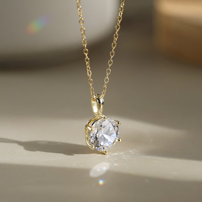 Collana moissanite sei artigli