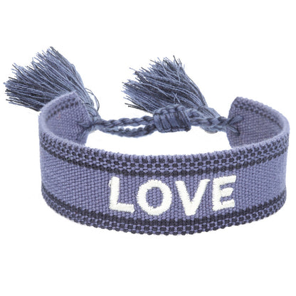 Bracciale coppia con ricamo