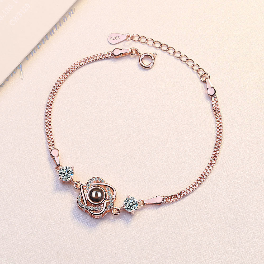 Bracciale cuore proiezione memoria