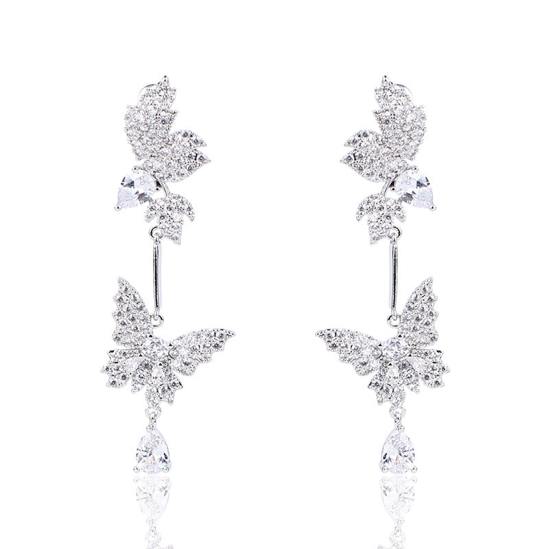 Set collana orecchini farfalla