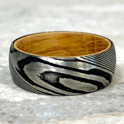 Anello Corna di Cervo Grigio