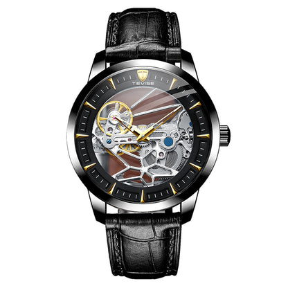 Orologio uomo meccanico automatico impermeabile scheletrato