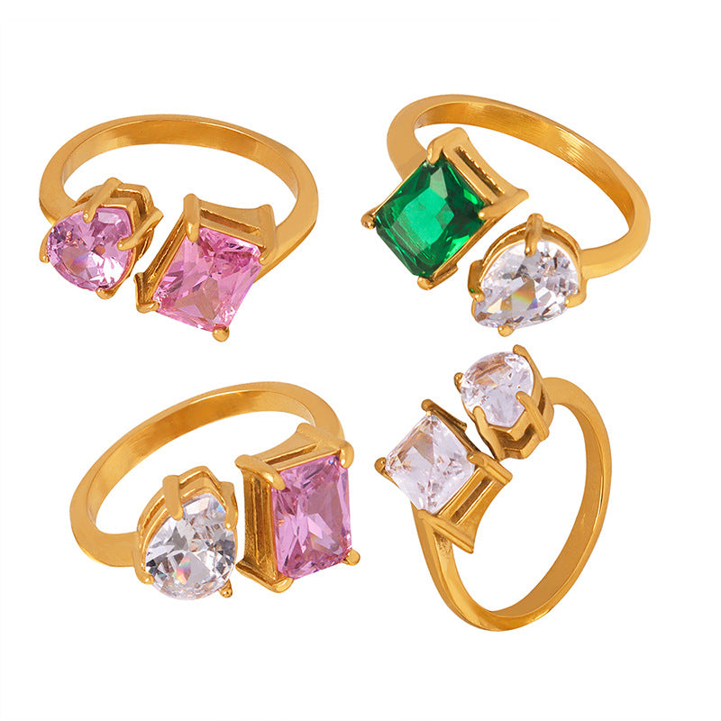 Anello titanio regolabile anti-sbiadimento