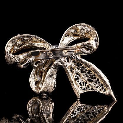 Spilla Fiocco Diamanti