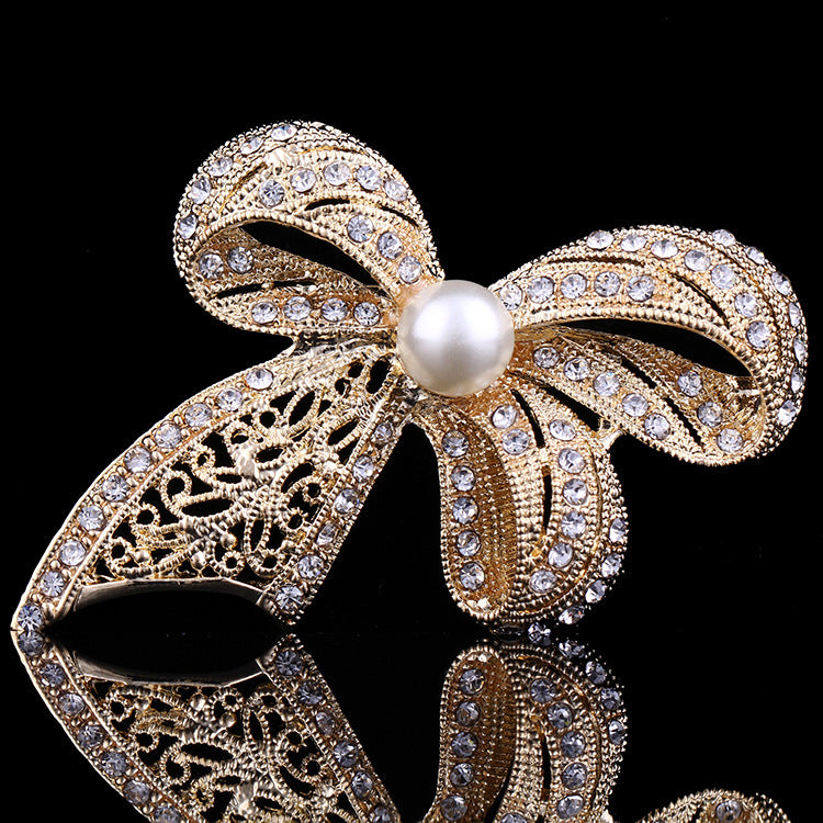 Spilla Fiocco Diamanti