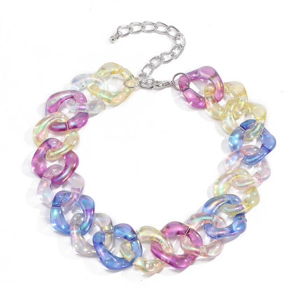 Collana geometrica acrilico