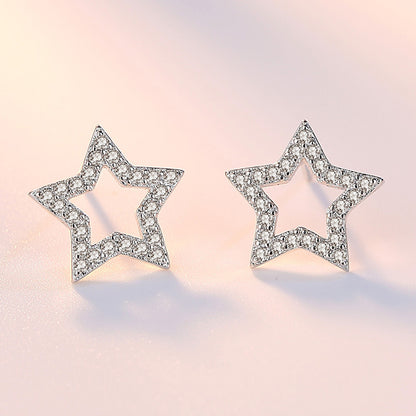 Orecchini stella zircone