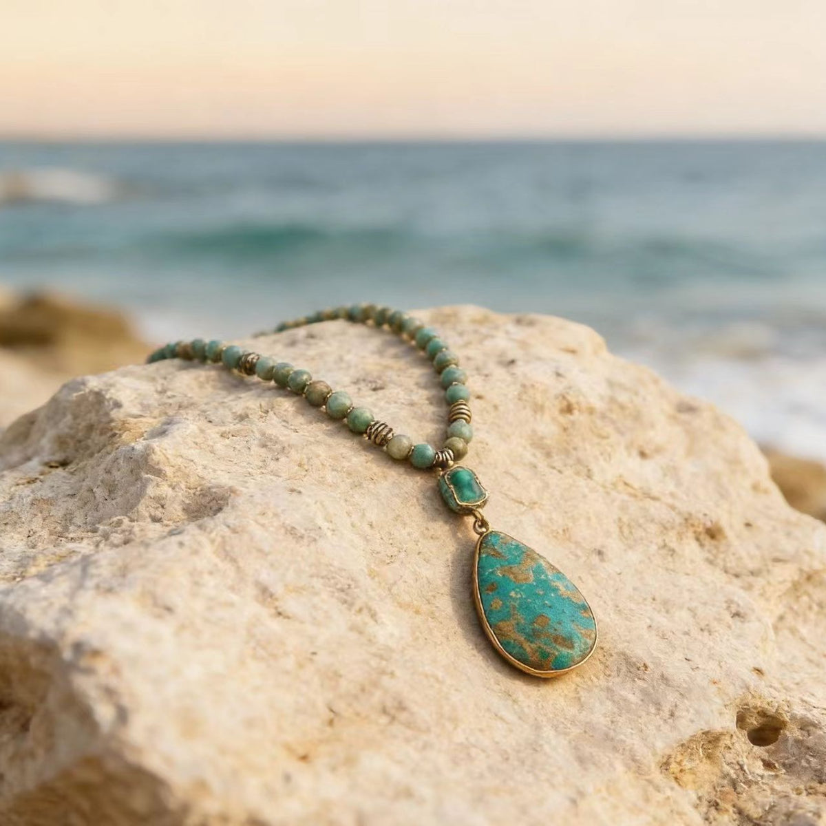 Collana vintage con perline