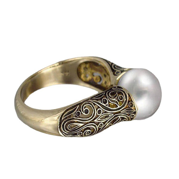 Anello Perla Sintetica