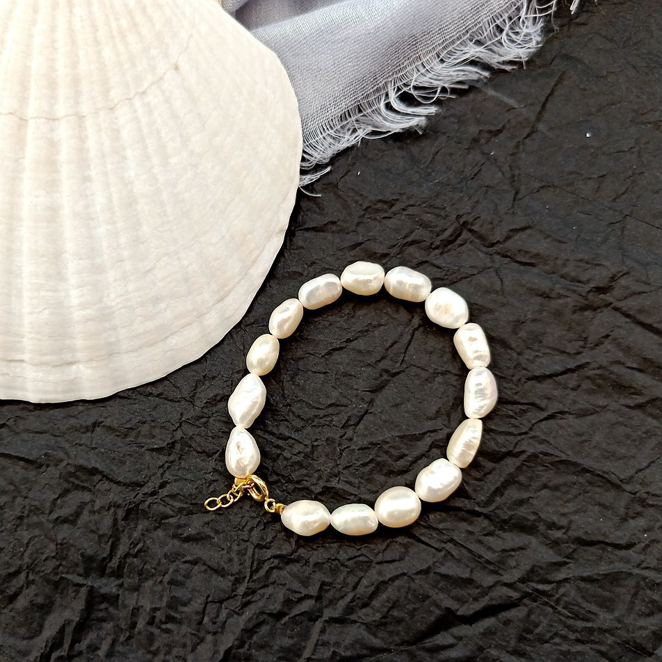 Bracciale perle barocco