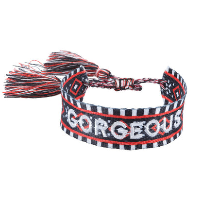 Bracciale coppia con ricamo