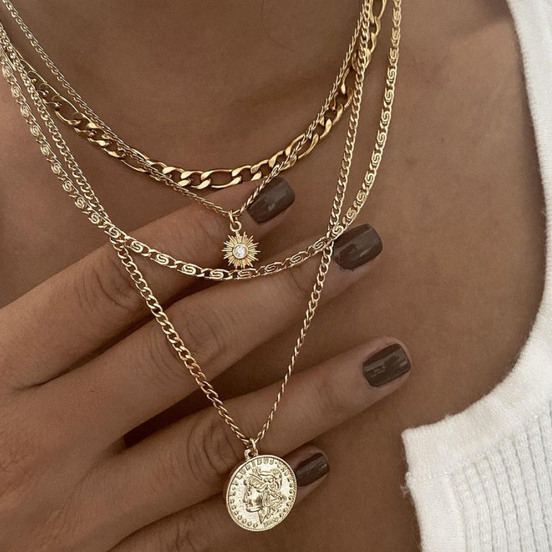 Collana moneta punk