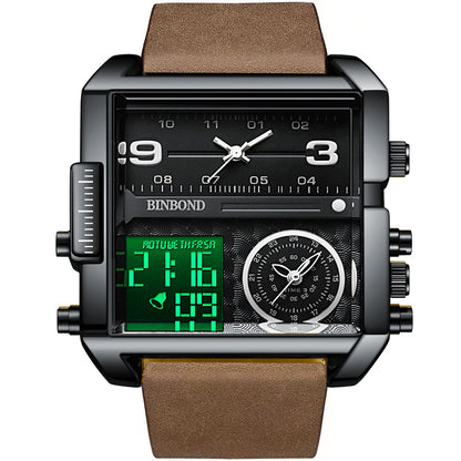 Orologio uomo sportivo multifunzione al quarzo