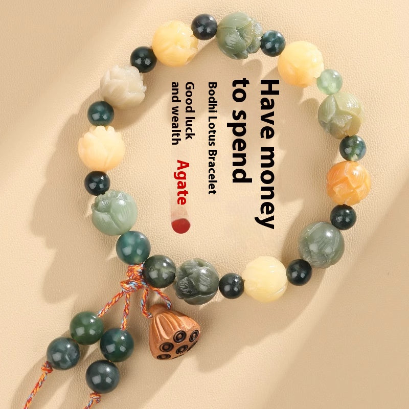 Bracciale agata loto Bodhi