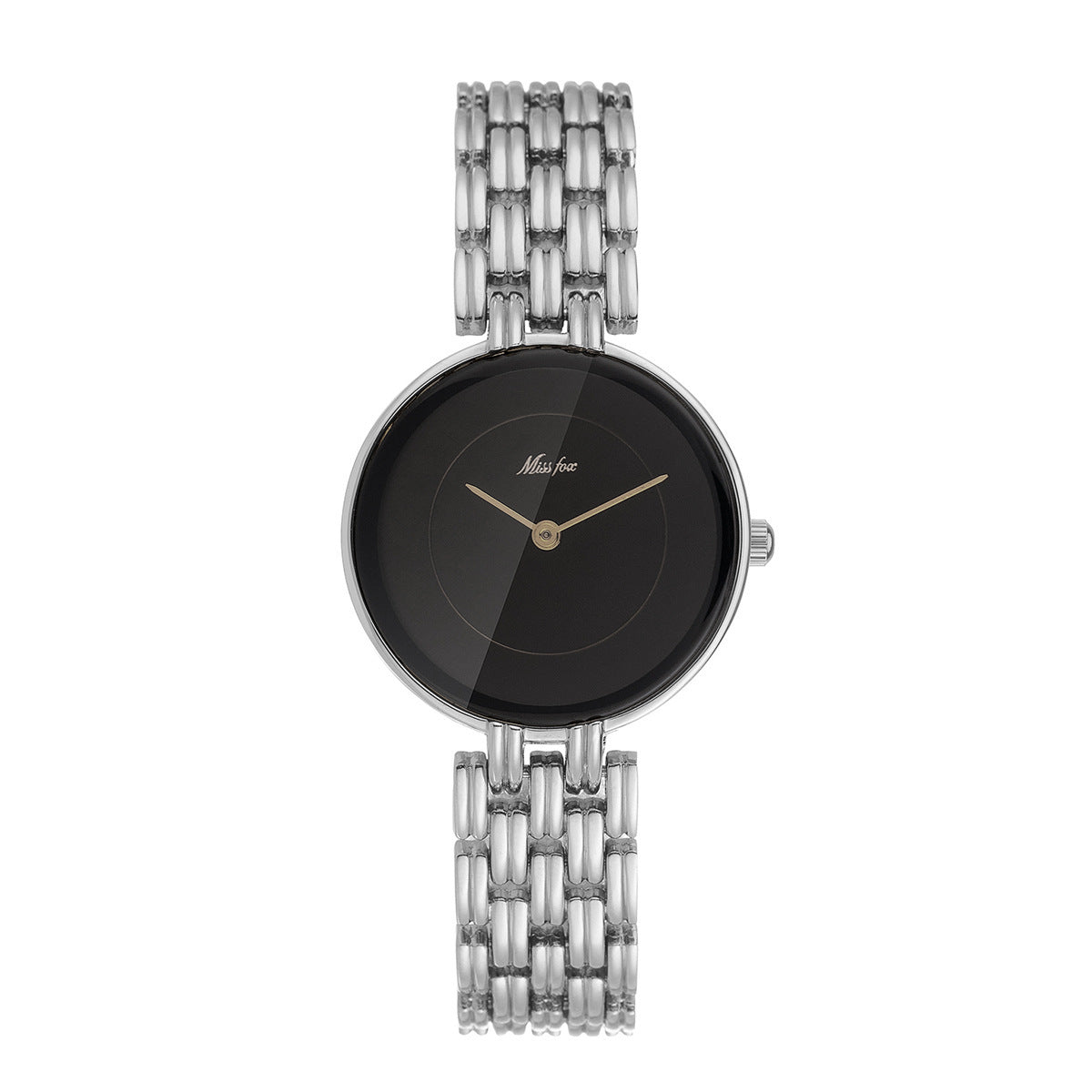 Orologio al quarzo quadrante oro e nero