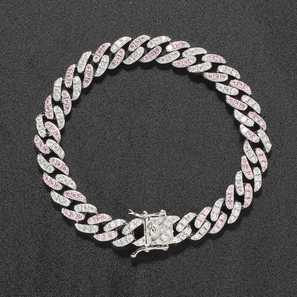Braccialetto cubano zircone