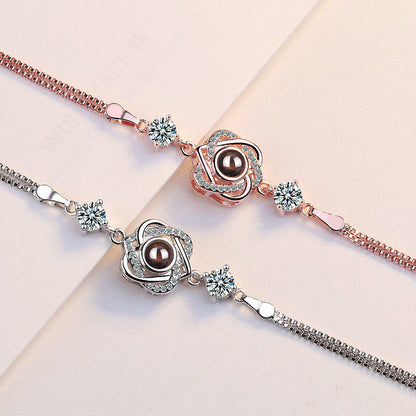 Bracciale cuore proiezione memoria