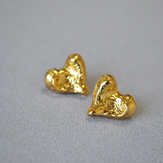 Orecchini Spilla Cuore Vintage
