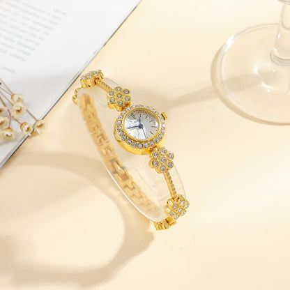 Orologio da donna con diamanti bracciale