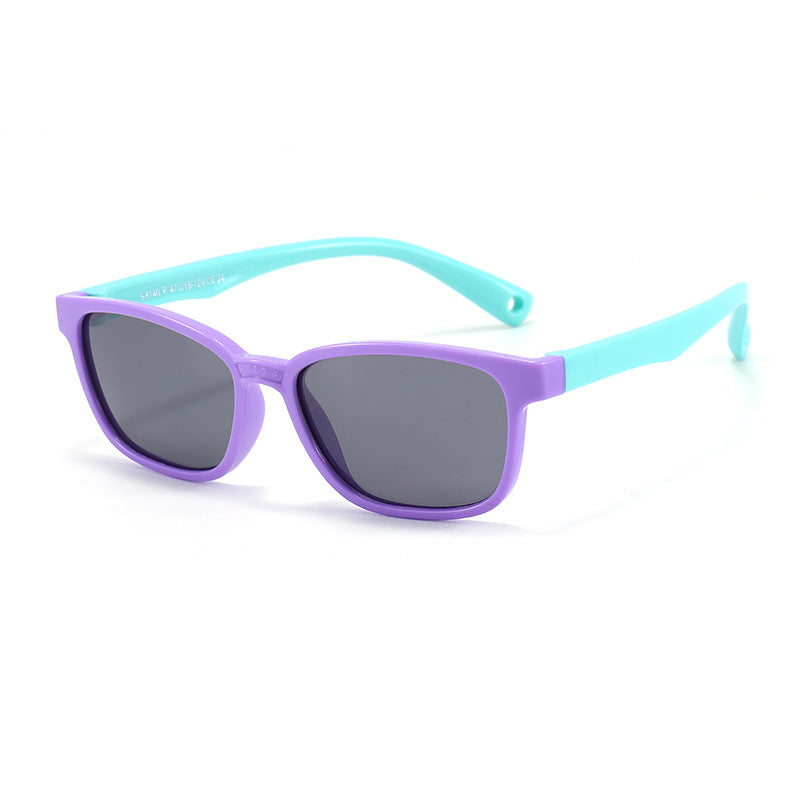Occhiali da sole bambini silicone quadrati