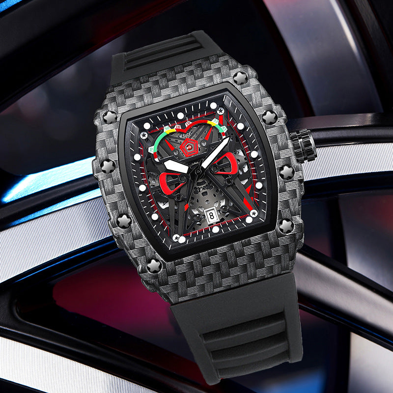 Orologio da uomo quarzo impermeabile luminoso