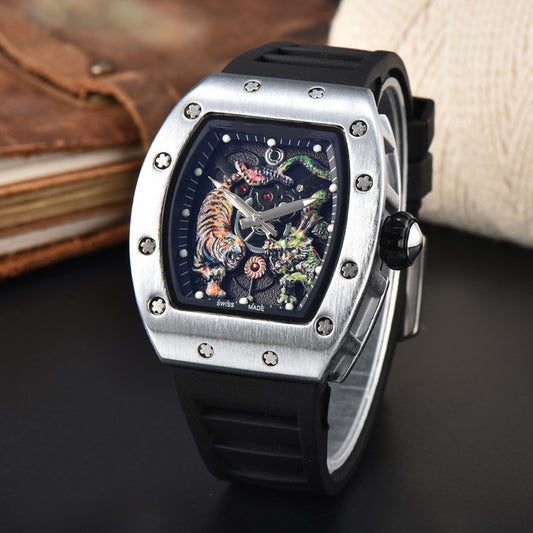 Orologio quarzo dragone tigre