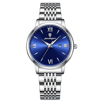 Orologio sottile impermeabile da donna luminescente