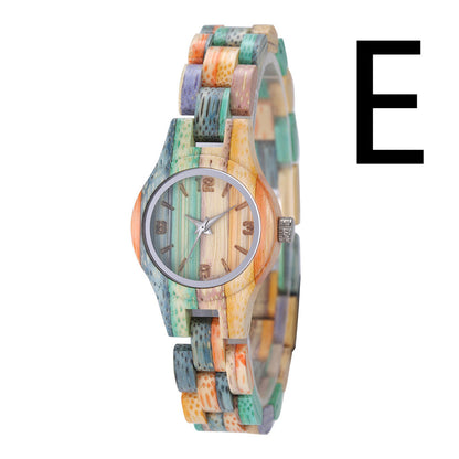 Orologio donna in bambù