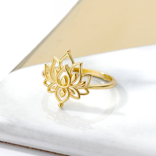 Anello loto traforato