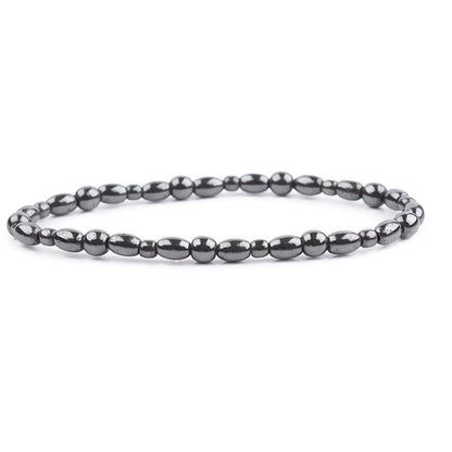 Cavigliera magnetica perle ovali