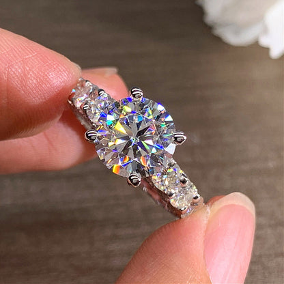 Anello rame zircone da donna