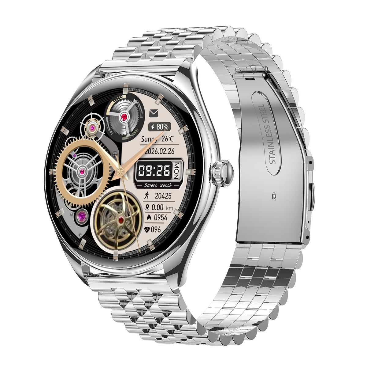 Smartwatch ultra sottile con cardiofrequenzimetro