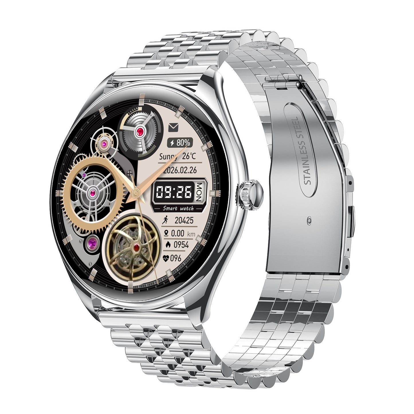 Smartwatch ultra sottile con cardiofrequenzimetro