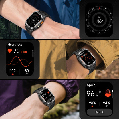 Smartwatch schermo grande con Bluetooth