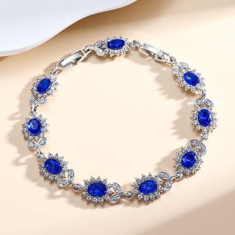 Bracciale zirconi semplice