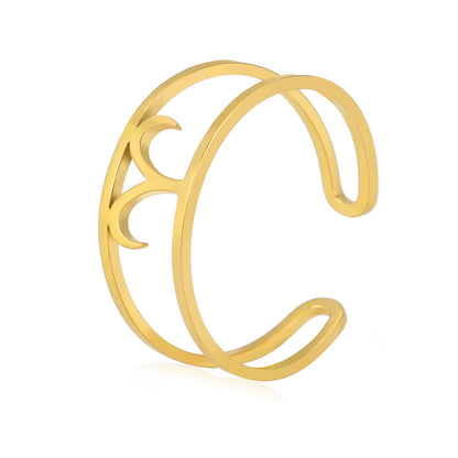 Anello segni zodiacali titanio