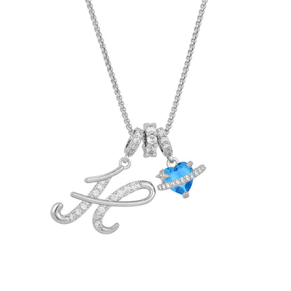 Collana lettere alfabeto da bambina