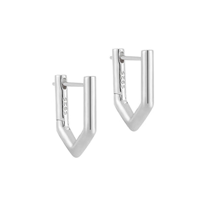 Orecchini geometrici strass micro
