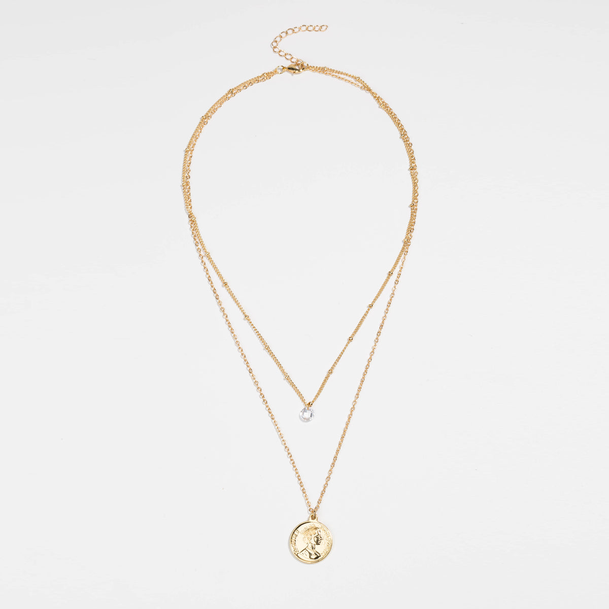 Collana multistrato zirconi